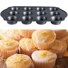 WeHome Stampo Teglia Vassoio Antiaderente 12 Muffin Cupcake Dolci B...