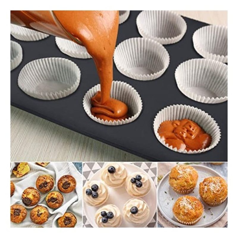 WeHome Stampo Teglia Vassoio Antiaderente 12 Muffin Cupcake Dolci B...