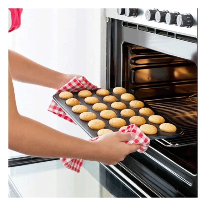 WeHome STAMPO TEGLIA MINI CUPCAKE MINI MUFFIN FORNO DECORA 24 CAVIT...