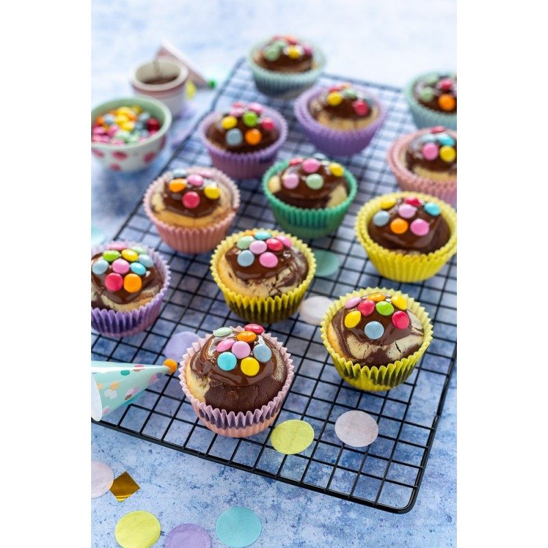 WeHome STAMPO TEGLIA MINI CUPCAKE MINI MUFFIN FORNO DECORA 24 CAVIT...