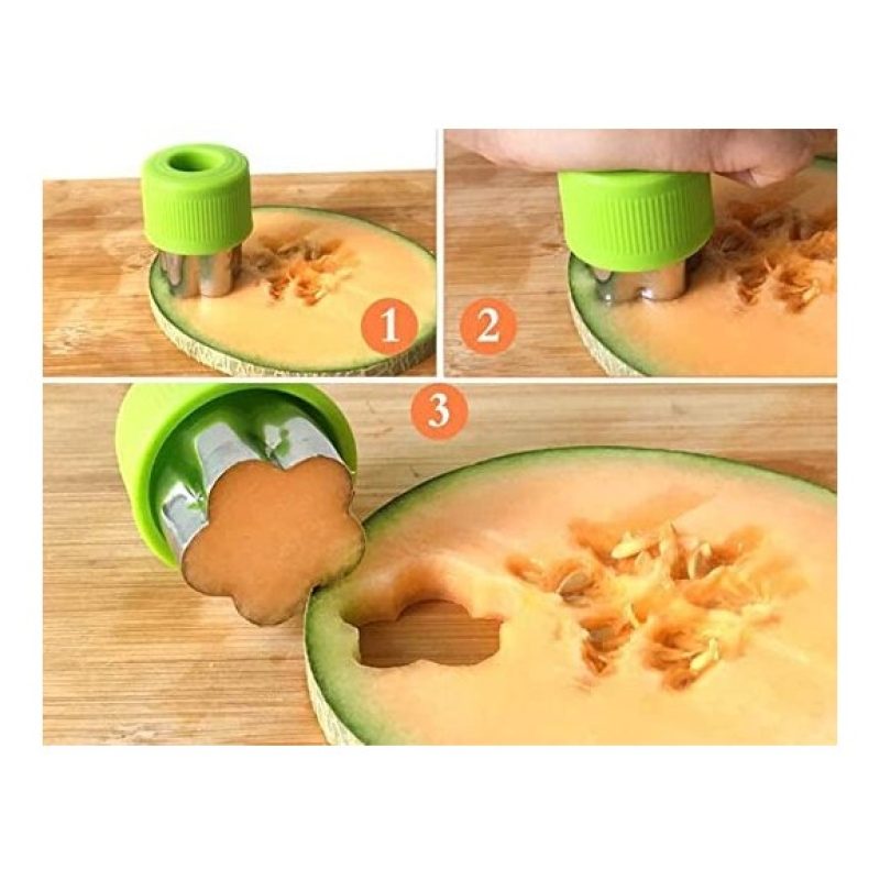 MINI 8 FORMINE PER FRUTTA VERDURA FORMAGGI CUCINA FESTA ACCIAIO STA...