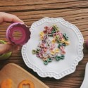 MINI 8 FORMINE PER FRUTTA VERDURA FORMAGGI CUCINA FESTA ACCIAIO STAMPO COOKIE