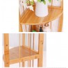 WeHome Scaffale in legno bamboo 4 ripiani dispensa mensola libreria...