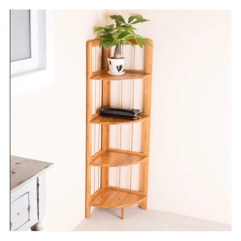 WeHome Scaffale in legno bamboo 4 ripiani dispensa mensola libreria...
