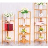 WeHome Scaffale in legno bamboo 4 ripiani dispensa mensola libreria...