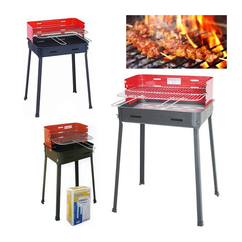 Fil Casalinghi Griglia barbecue a carbonella portatile da picnic ca...