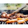 Fil Casalinghi Barbecue Pic nic acciaio con griglia pieghevole rich...
