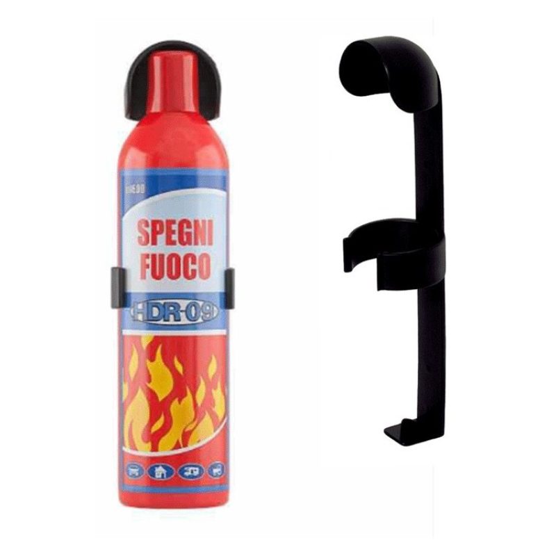 Hongu Estintore portatile da 600ml con supporto auto barca camper c...