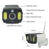 TELECAMERA FINTA PANNELLO SOLARE CON SENSORE DI MOVIMENTO 20 LED FA...