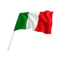 BANDIERA NAZIONALE ITALIA ITALIANA TRICOLORE ASOLA x ASTA 70x100cm 90x150cm