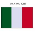 BANDIERA NAZIONALE ITALIA ITALIANA TRICOLORE ASOLA x ASTA 70x100cm 90x150cm