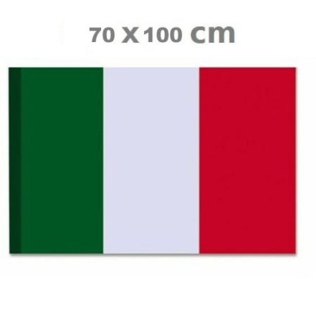 BANDIERA NAZIONALE ITALIA ITALIANA TRICOLORE ASOLA x ASTA 70x100cm 90x150cm