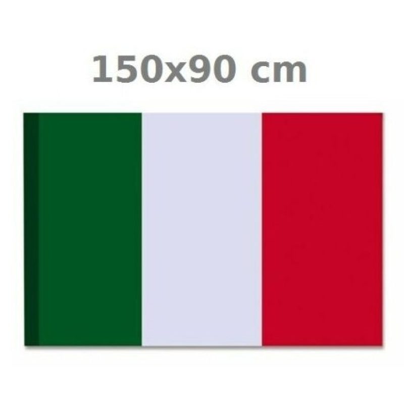 Hongu BANDIERA NAZIONALE ITALIA ITALIANA TRICOLORE ASOLA x ASTA 70x...