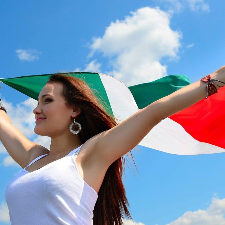 BANDIERA NAZIONALE ITALIA ITALIANA TRICOLORE ASOLA x ASTA 70x100cm 90x150cm
