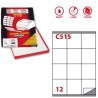 Markin 1200 MARKIN ETICHETTE ADESIVE BIANCHE CON MARGINE 70X72MM C5...