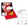 Markin 800 MARKIN ETICHETTE ADESIVE BIANCHE SENZA MARGINE 105X74MM ...