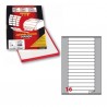 Markin 1600 MARKIN ETICHETTE ADESIVE BIANCHE CON MARGINE 145X17MM C...
