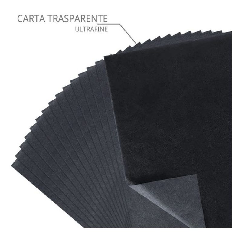 Harty 100 Fogli Carta carbone carbonio foglio autocopiante per rica...