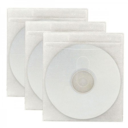600x buste bustine protettive CD musica custodie vuote DVD plastica PP 13x14cm