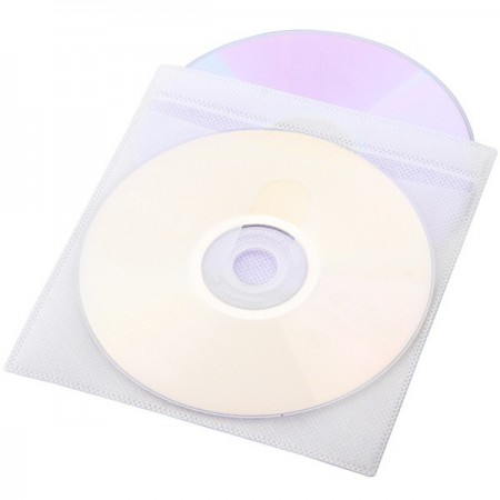 600x buste bustine protettive CD musica custodie vuote DVD plastica PP 13x14cm