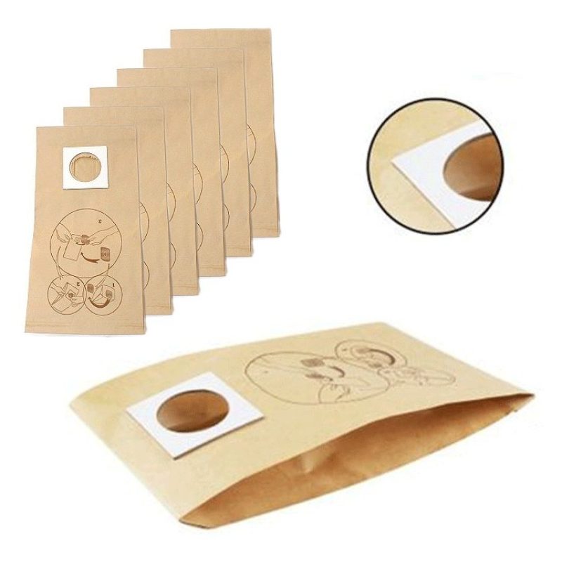 WeHome 6x sacchetti per aspirapolvere monouso riciclabili in carta ...