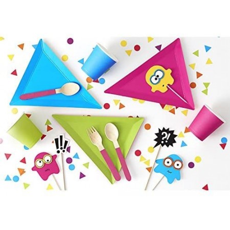 24 Set posate monouso in legno cucchiaio forchetta coltello biodegradabili eco