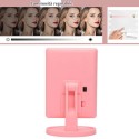 Specchio per trucco con luci regolabile con ingrandimento2x/3x 22LED touch donna