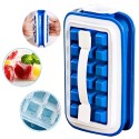 Stampo per ghiaccio portatile 18 pezzi ice cube cubetti Vaschetta casa chiusura