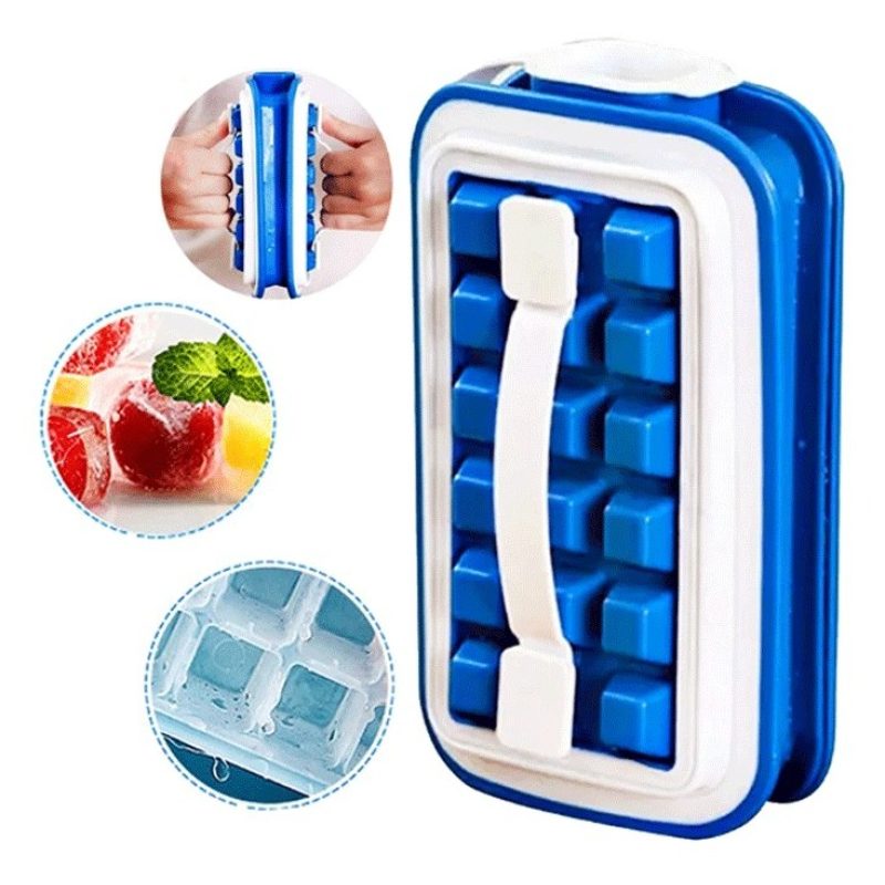 Hongu Stampo per ghiaccio portatile 18 pezzi ice cube cubetti Vasch...