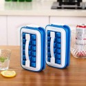 Stampo per ghiaccio portatile 18 pezzi ice cube cubetti Vaschetta casa chiusura