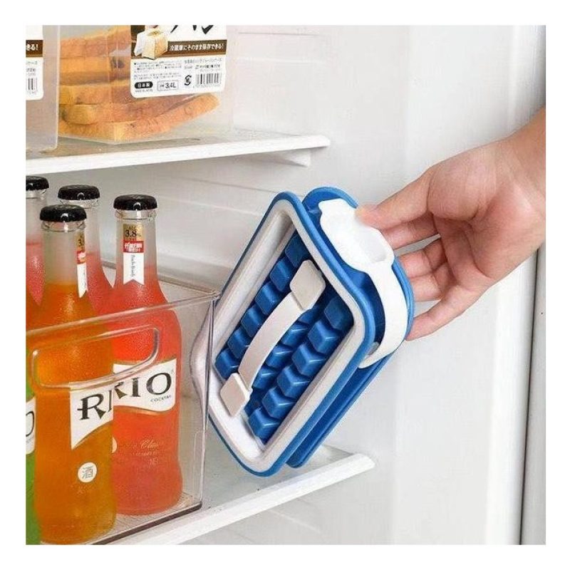 Hongu Stampo per ghiaccio portatile 18 pezzi ice cube cubetti Vasch...