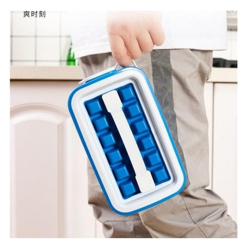 Hongu Stampo per ghiaccio portatile 18 pezzi ice cube cubetti Vasch...