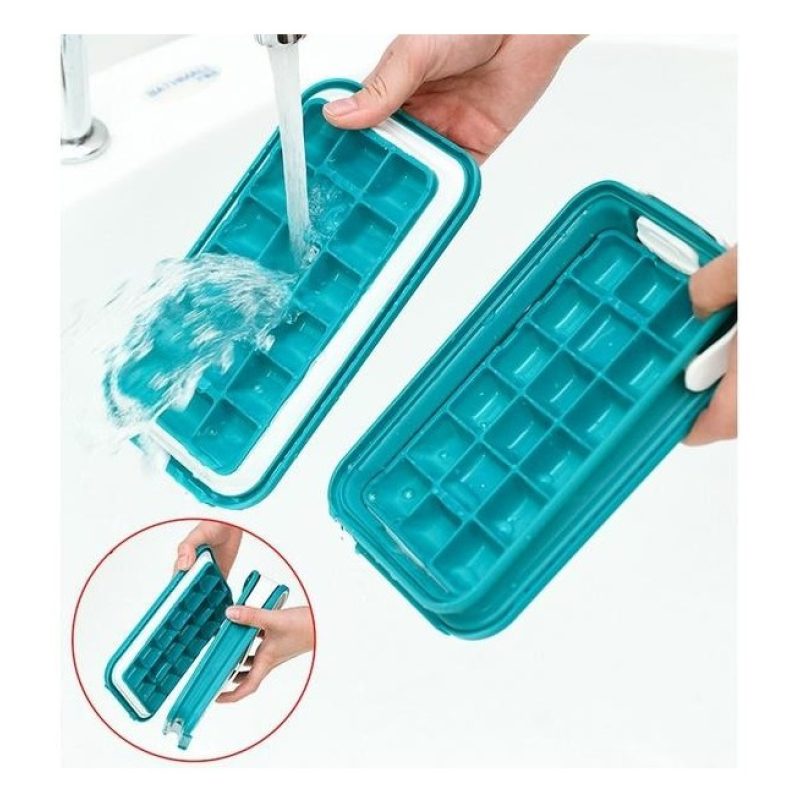 Hongu Stampo per ghiaccio portatile 18 pezzi ice cube cubetti Vasch...