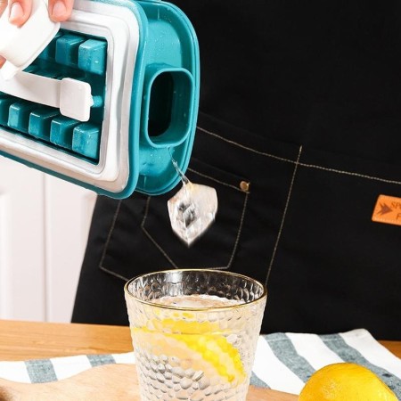Stampo per ghiaccio portatile 18 pezzi ice cube cubetti Vaschetta casa chiusura