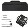 Hongu Kit barbecue set 10 pezzi in acciaio inossidabile griglia est...