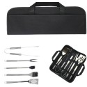 Kit barbecue set 20 pezzi in acciaio inossidabile griglia esterno bbq con borsa