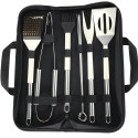 Kit barbecue set 20 pezzi in acciaio inossidabile griglia esterno bbq con borsa