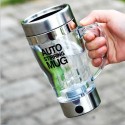 Tazza self mixing cup in alluminio automescolante miscela caffè latte 350ml mug