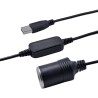 Hongu Convertitore con connettore USB maschio da 5V a presa accendi...