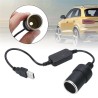 Hongu Convertitore con connettore USB maschio da 5V a presa accendi...