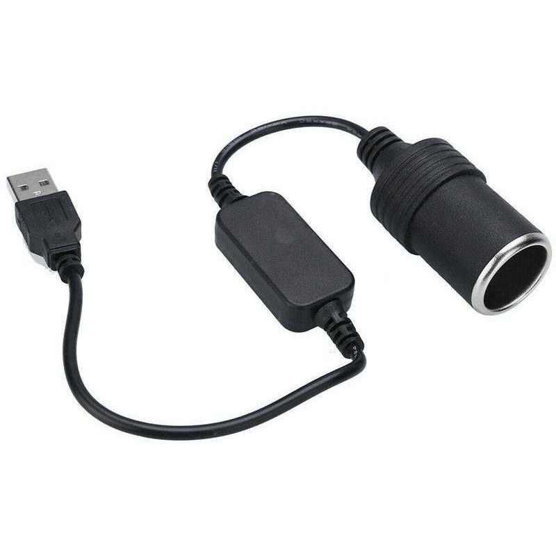 Hongu Convertitore con connettore USB maschio da 5V a presa accendi...