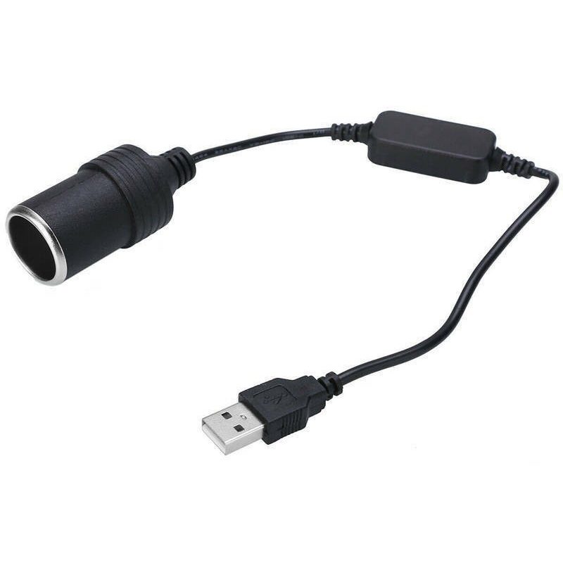 Hongu Convertitore con connettore USB maschio da 5V a presa accendi...