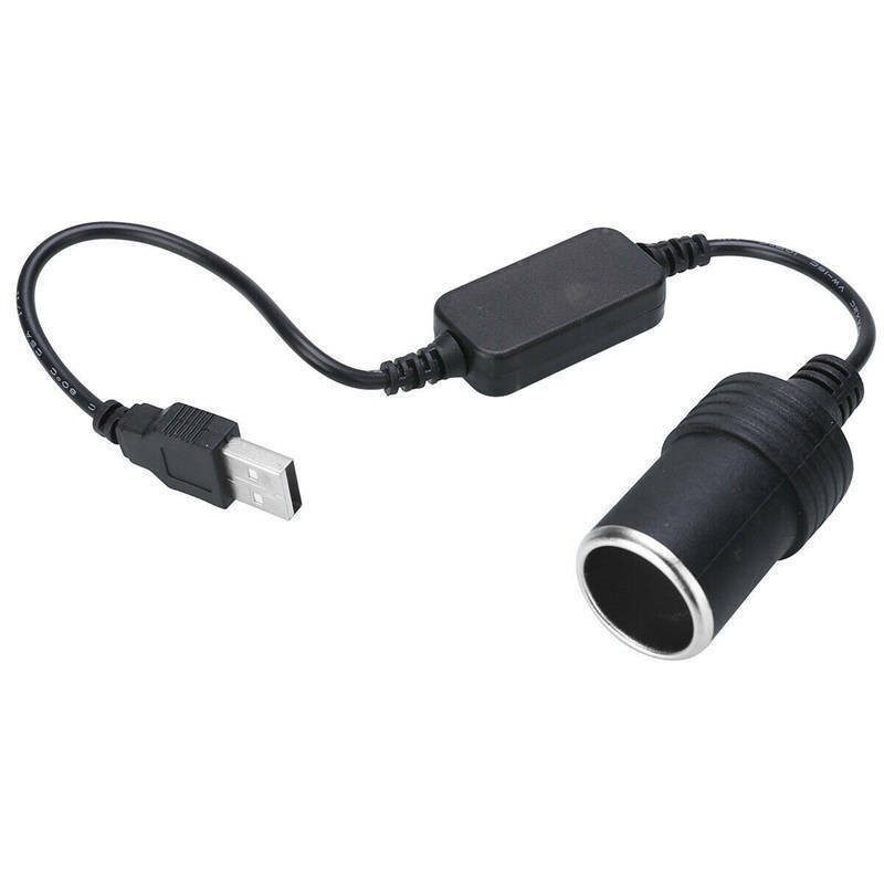 Hongu Convertitore con connettore USB maschio da 5V a presa accendi...
