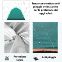 Tenda da campeggio 4 5 posti persone impermeabile automatica Anti-UV zanzariera