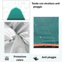 Tenda da campeggio 2 posti persone impermeabile automatica sacca singola pop-up