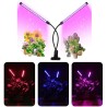 Hongu Lampada Piante coltivazione 2 Teste 360° Flessibile Timer Aut...