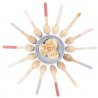 WeHome 24 Set posate monouso in legno cucchiaio forchetta coltello ...