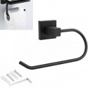 PORTA ROTOLO CARTA IGIENICA ASCIUGAMANO SUPPORTO BAGNO ACCIAIO PARETE ACCESSORI