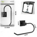 PORTA ROTOLO CARTA IGIENICA ASCIUGAMANO SUPPORTO BAGNO ACCIAIO PARETE ACCESSORI