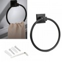 Anello Porta Asciugamano Asciugamani Ospite accessori appendi muro parete nero
